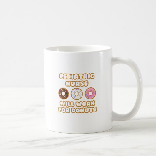 Kinderkrankenversorgung .. Wird für Donuts arbeite Kaffeetasse (Rechts)