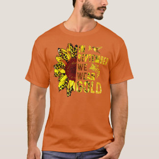 Kinderkrebs-Bewusstsein im September Wir tragen Go T-Shirt