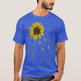 Kinderkrebs-Bewusstsein Kostüm Dandelion Sunfl T-Shirt