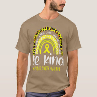 Kinderkrebs-Bewusstsein Leopard-Regenbogen wählen T-Shirt