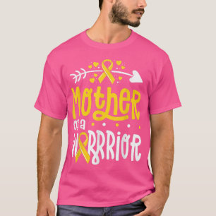 Kinderkrebs-Bewusstsein Shirt Mutter eines Warri
