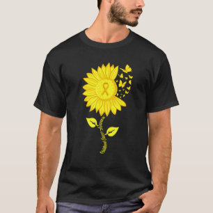 Kinderkrebs-Bewusstsein Sonnenblumen September kan T-Shirt