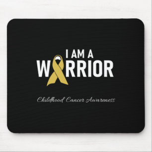 Kinderkrebs-Bewusstsein Überlebende Ribbon Men Wom Mousepad
