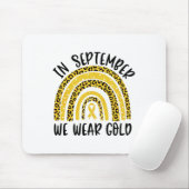 Kinderkrebs-Bewusstseinsregenbogen Im September Tr Mousepad (Mit Mouse)