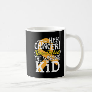 Kinderkrebs-Bewusstseinsüberlebung Falsche Kinderb Kaffeetasse