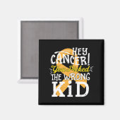 Kinderkrebs-Bewusstseinsüberlebung Falsche Kinderb Magnet (Vorderseite/Rückseite)