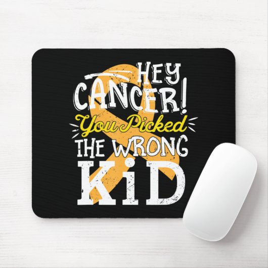 Kinderkrebs-Bewusstseinsüberlebung Falsche Kinderb Mousepad (Mit Mouse)