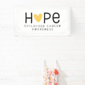 Kinderkrebs hoffen Banner-Zeichen Banner (InSitu)