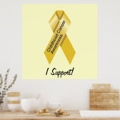 Kinderkrebs-Sensibilisierungspaket Poster (Küche)