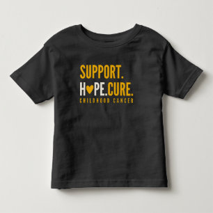 Kinderkrebs-Unterstützung Hoffnung heilen Kleinkin Kleinkind T-shirt