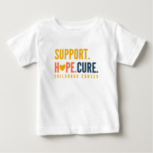 Kinderkrebs-Unterstützung Hoffnung Heilung Baby T T-shirt
