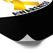 Kinderkrebsbewusstsein 9  poster (Ecke)