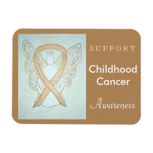 Kinderkrebsbewusstsein Angel Custom Magnet