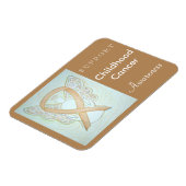 Kinderkrebsbewusstsein Angel Custom Magnet (Linke Seite)