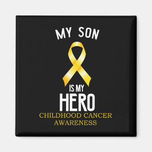 Kinderkrebsbewusstsein Mein Sohn ist mein Held  Magnet