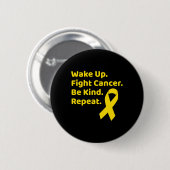 Kinderkrebsbewusstseinsmonat für September  Button (Vorne & Hinten)