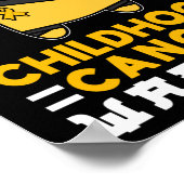 Kinderkrebskrieger Poster (Ecke)