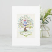 Kinderkriege in einem Baum des Herzens und der Lie (Stehend Vorderseite)