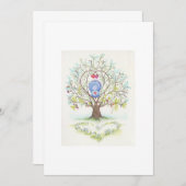 Kinderkriege in einem Baum des Herzens und der Lie (Vorne/Hinten)