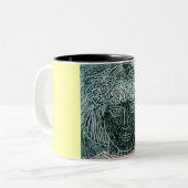KinderKrieger Zweifarbige Tasse (Vorderseite Links)