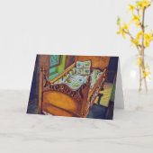 Kinderkrippe Karte (Gelbe Blume)