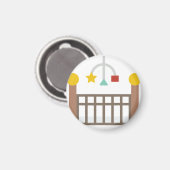Kinderkrippe Magnet (Vorderseite/Rückseite)