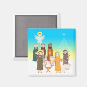 Kinderkrippe Magnet (Vorderseite/Rückseite)