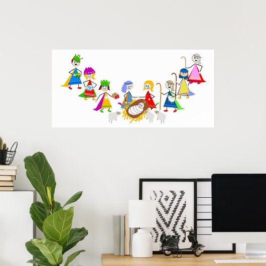 Kinderkrippe Poster (Heimbüro)