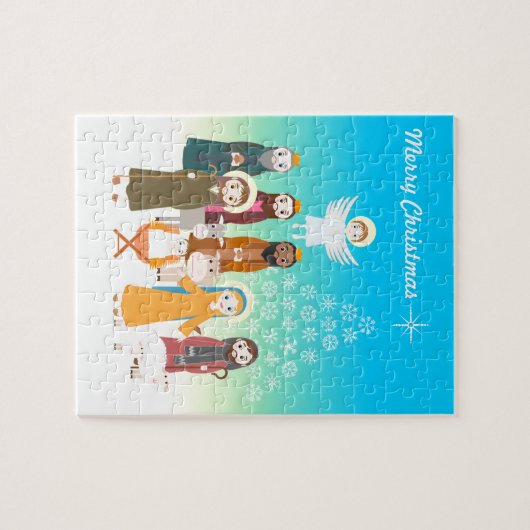 Kinderkrippe Puzzle (Horizontal)