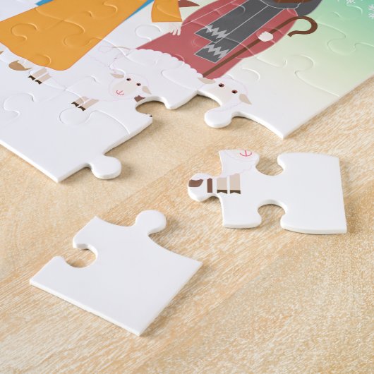 Kinderkrippe Puzzle (Seite)