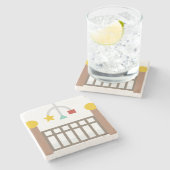 Kinderkrippe Steinuntersetzer (Seitenansicht)