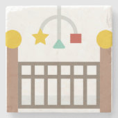 Kinderkrippe Steinuntersetzer (Vorderseite)