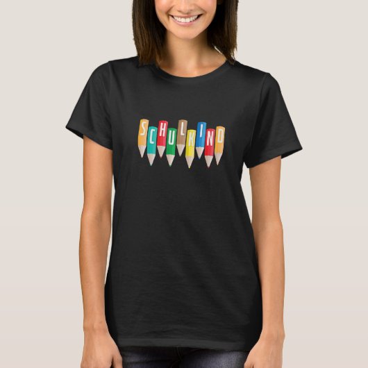 Kinderkrippen an der Schule T-Shirt (Vorderseite)