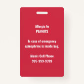 Kinderkundenspezifischer Ausweis (Rückseite)