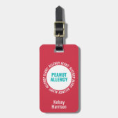 Kinderkundenspezifischer Gepäckanhänger (Vorderseite vertikal)