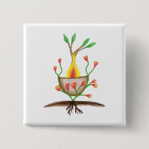 Kinderkunst Button