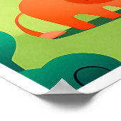 Kinderkunst drucken poster (Ecke)