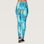 KinderKunst für CHOC - Meeresschildkröte Leggings (Rückseite)