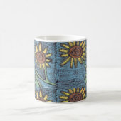 Kinderkunst für CHOC - Sonnenblumen Forever Kaffeetasse (Mittel)