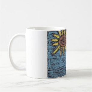 Kinderkunst für CHOC - Sonnenblumen Forever Kaffeetasse