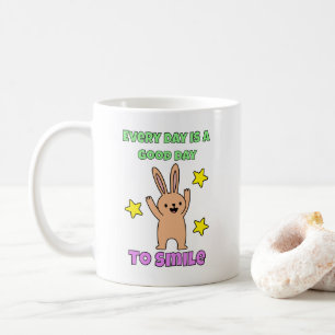 Kinderkunst Jeden Tag Ist Ein Guter Tag Zum Lächel Kaffeetasse