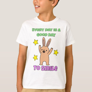 Kinderkunst Jeden Tag Ist Ein Guter Tag Zum Lächel T-Shirt