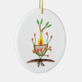 Kinderkunst Keramik Ornament (Rechts)