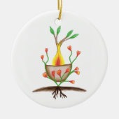 Kinderkunst Keramik Ornament (Vorne)