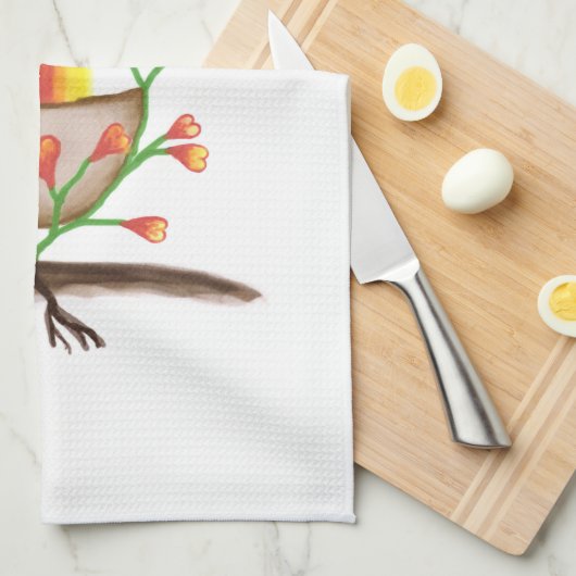 Kinderkunst Küchentuch (Viertel Falte)