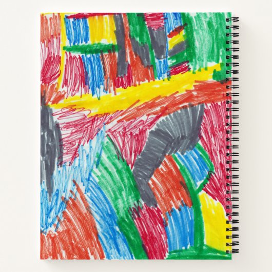 Kinderkunst - Kunst oder Foto Notizblock (Rückseite)