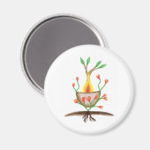 Kinderkunst Magnet (Vorderseite/Rückseite)