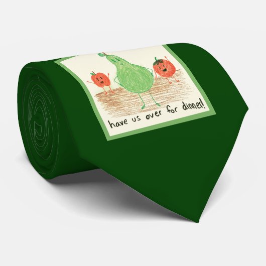 Kinderkunst, Obst und Gemüse Krawatte (Gerollt)