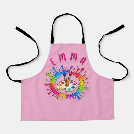 Kinderkunst, Personalisierte Kinderbilder Schürze (Vorderseite)
