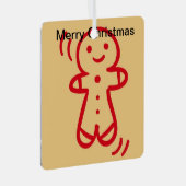 Kinderkünstlerische Arbeit zu Weihnachten Ornament Aus Metall (Vorderseite Rechts)